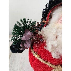 Jackie Santa 1989 folk‎ art tree statute decor
